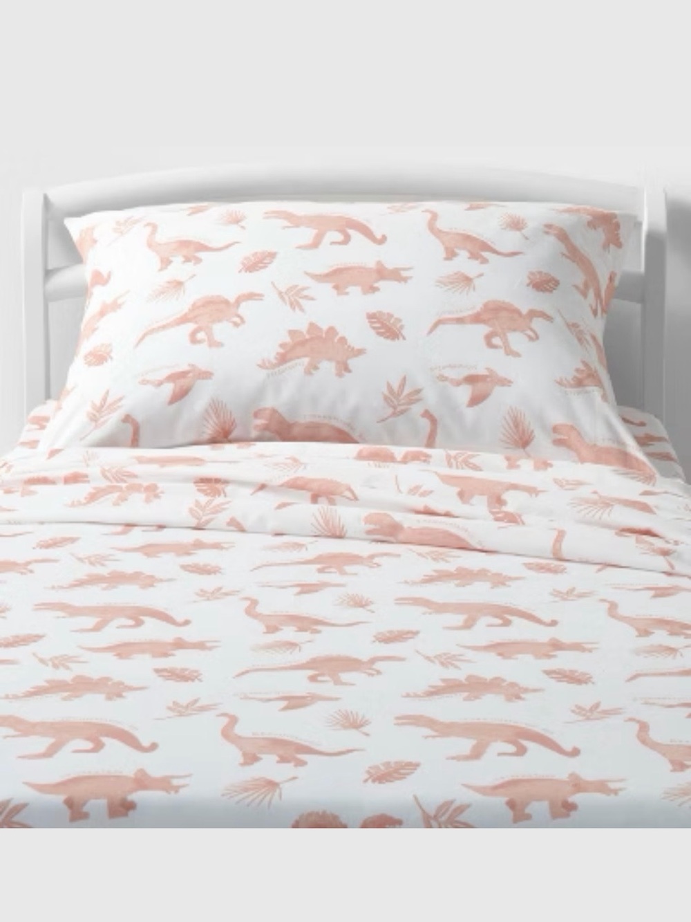 Pillowfort Dinosaur Print Sheet Set Toddler Bed Size